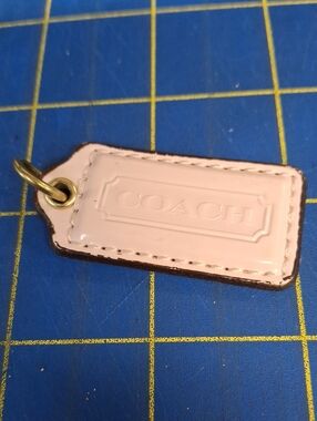 Coach Pale Pink Leather Bag 2" Tag